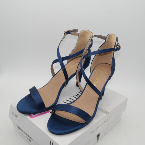 NEW DREAM PAIRS Women's 7 Dolce Stilettos Open Toe Pump Heel - Picture 3 of 9